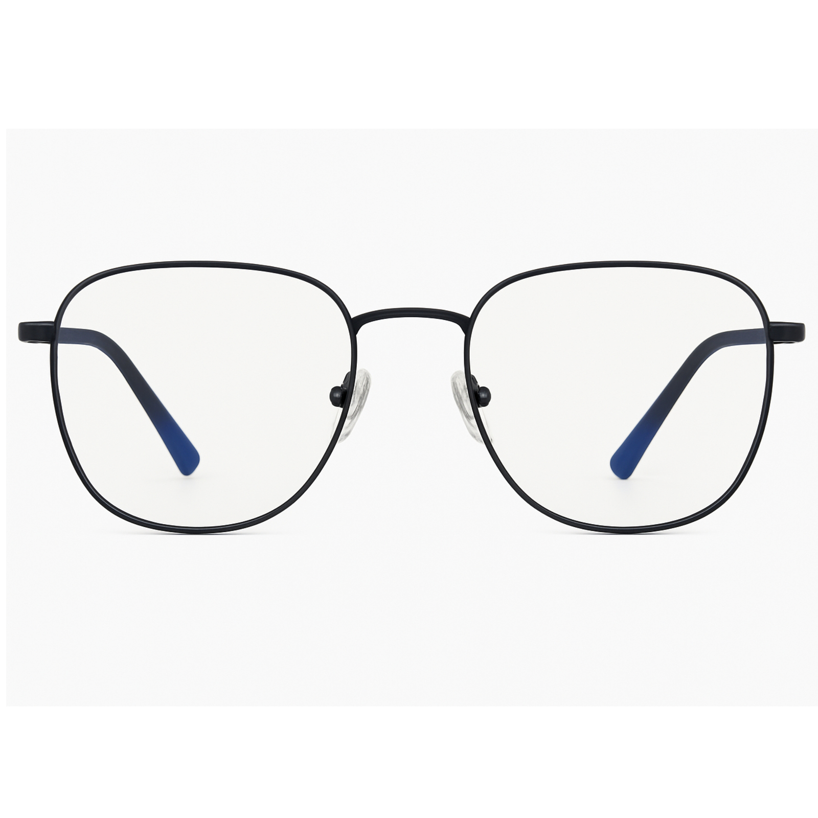 MetroStyle Unisex Black Square Eyewear Glasses