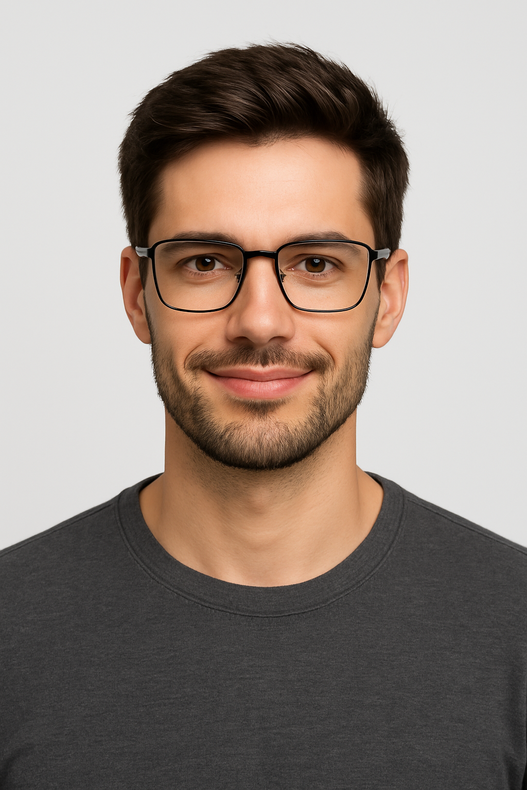 MetroStyle Unisex Black Square Eyewear Glasses - Image 4