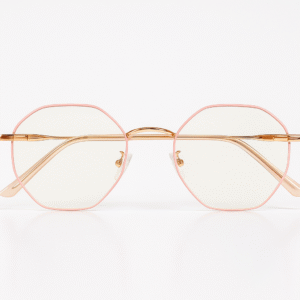 Framevision Gold Metal Women Fashion Eyewear Glasses