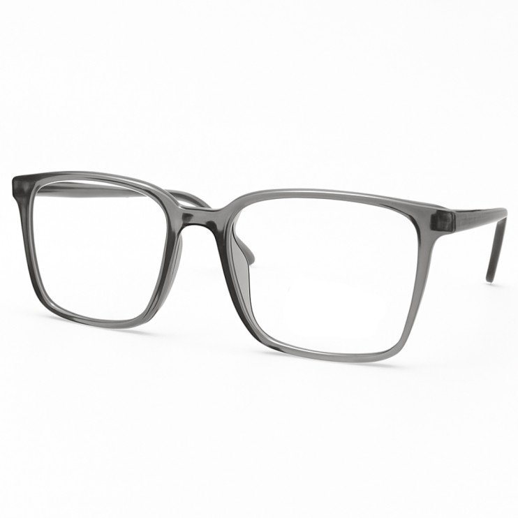 Framevisions Rectangle Grey Glasses for Men and Women - Image 4