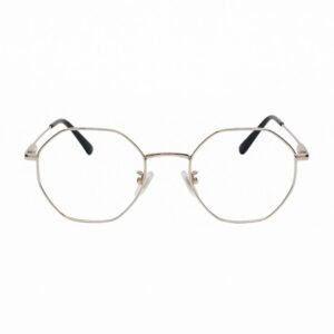 Hexagon Shape Metal Eye Glasses